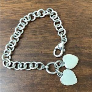Sterling Silver Heart Bracelet